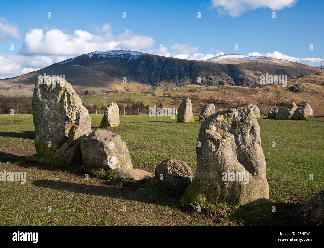 Castlerigg Stone Circle, (Standing Stones), Keswick, Lake District ...