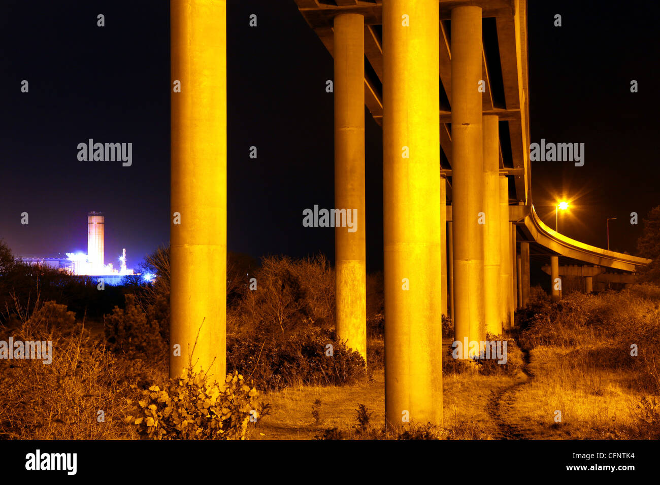 Baglan Power station , Baglan , Neath Port Talbot Wales UK Stock Photo