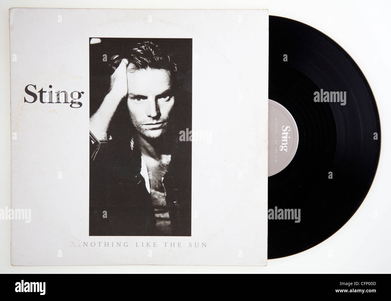 Sting, Nothing Like The Sun album cover Stock Photo