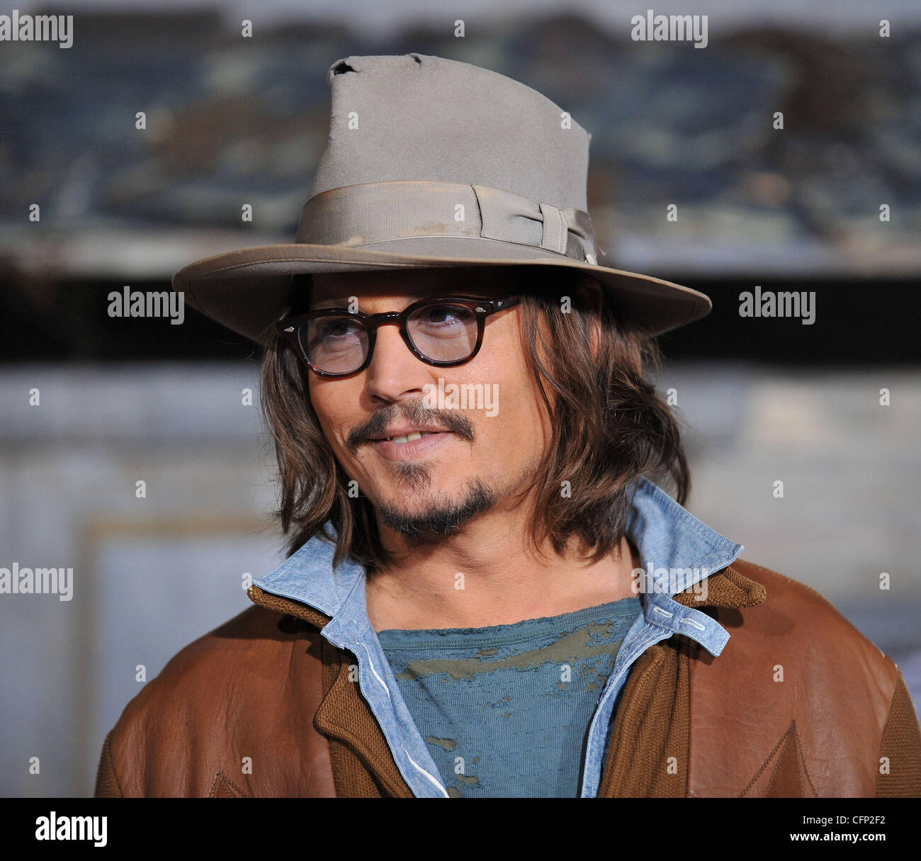 Johnny Depp Los Angeles Premiere Of 'Rango' Held At The Regency Village ...