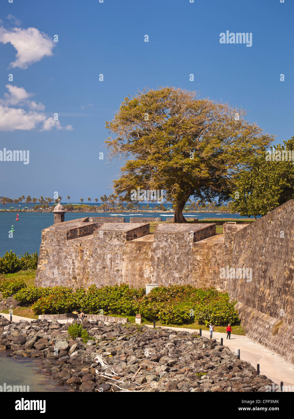 OLD SAN JUAN, PUERTO RICO - Castillo San Felipe del Morro, historic fortress. Stock Photo