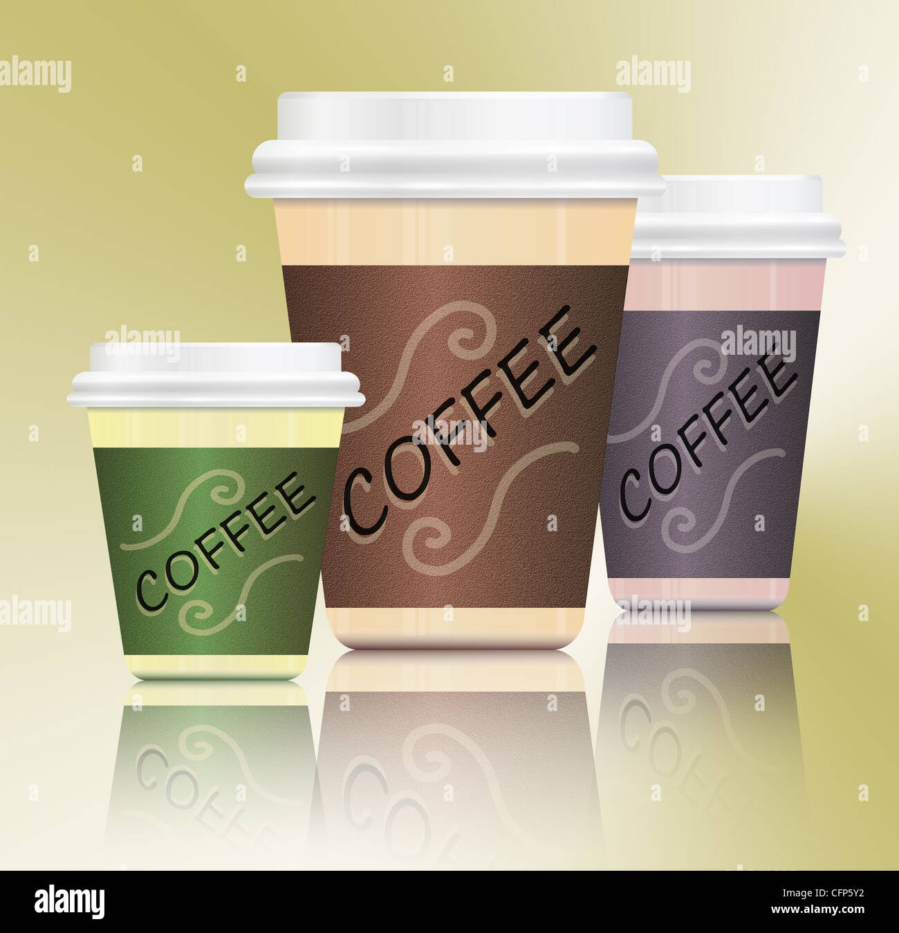 Coffee take out Stock Photo Alamy