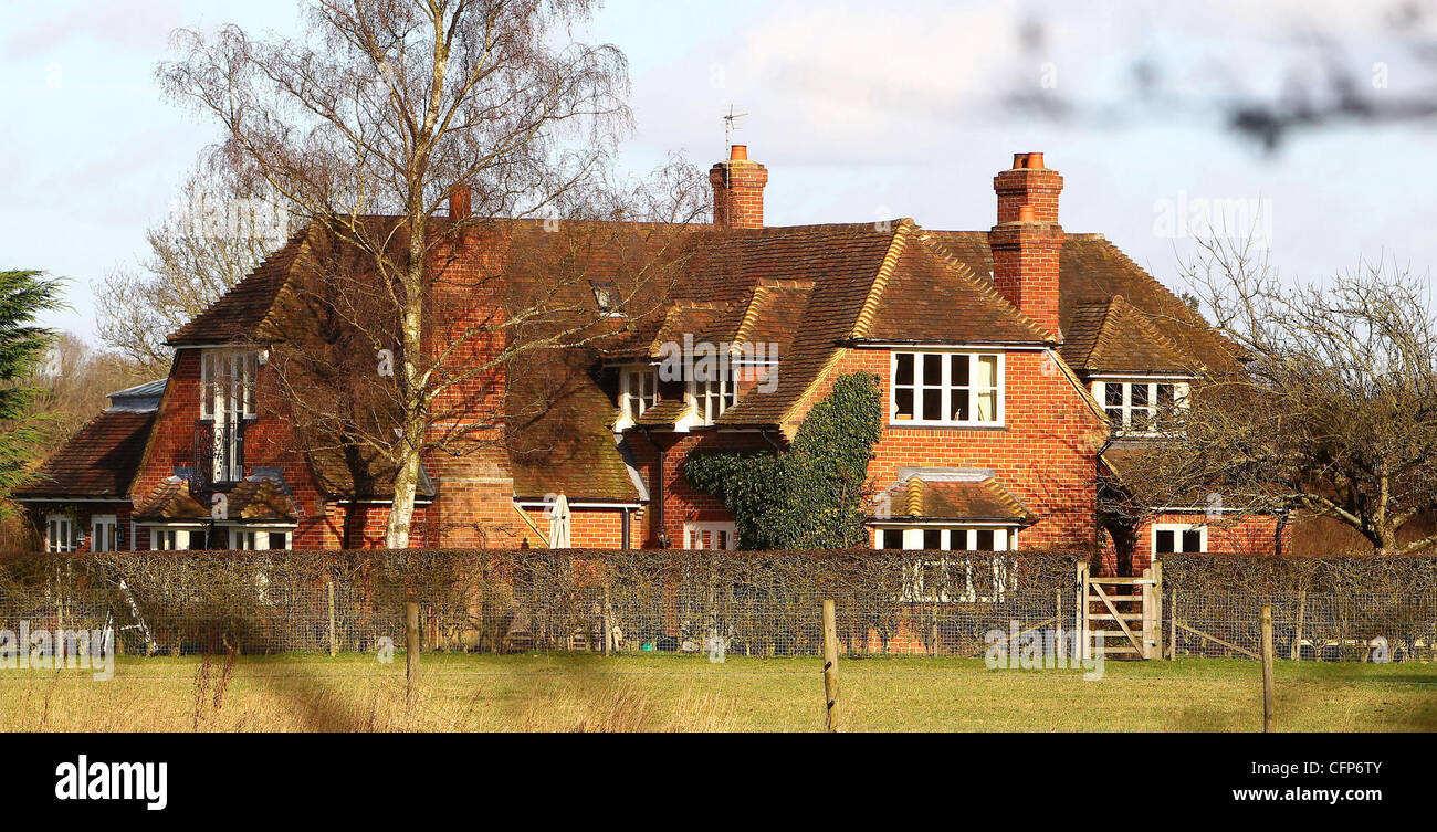 General views of Kate Middleton's family residence near the Berkshire village of Bucklebury