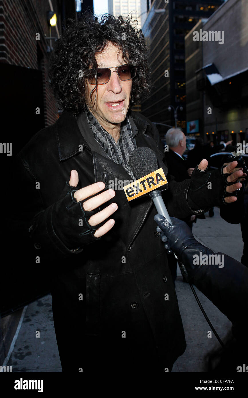 Howard Stern at The Ed Sullivan Theater for 'The Late Show with David ...