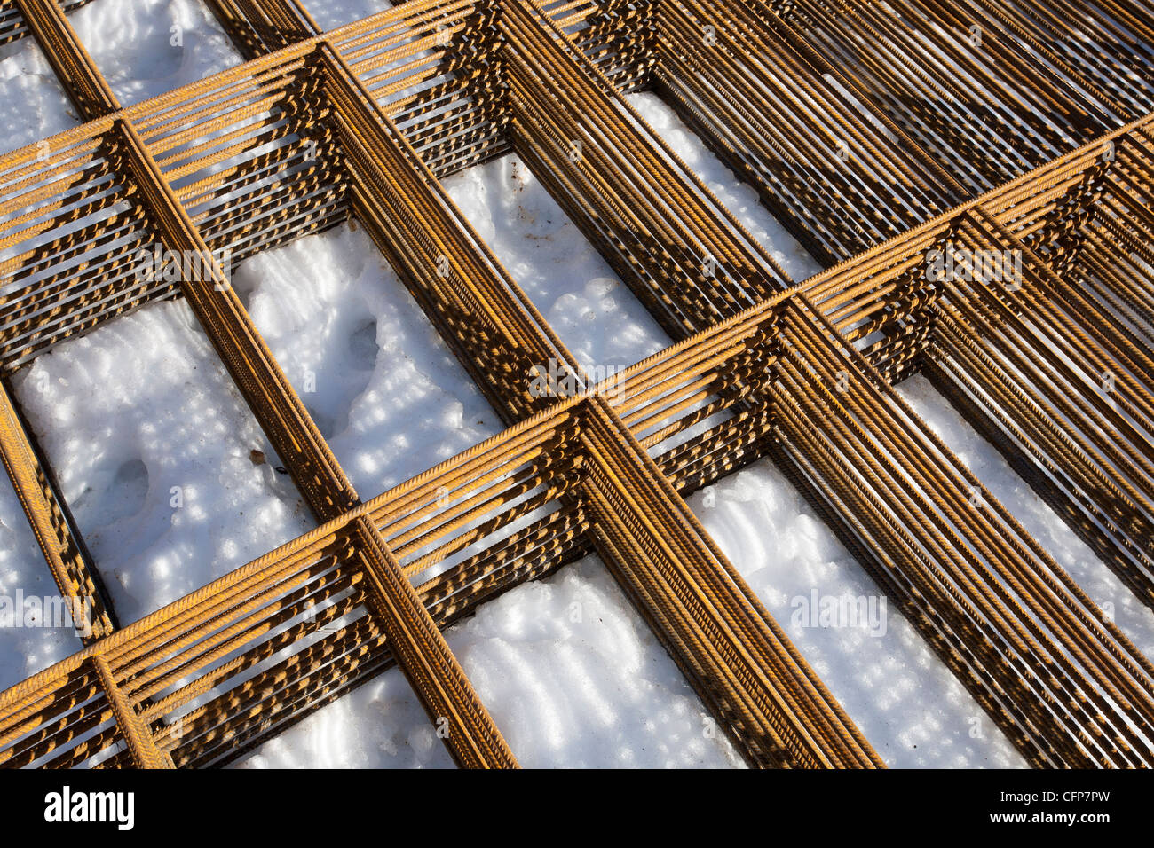 rusty construction material Stock Photo