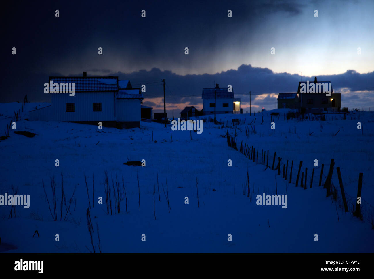 View from the Island Röst. Lofoten. Norway Stock Photo - Alamy