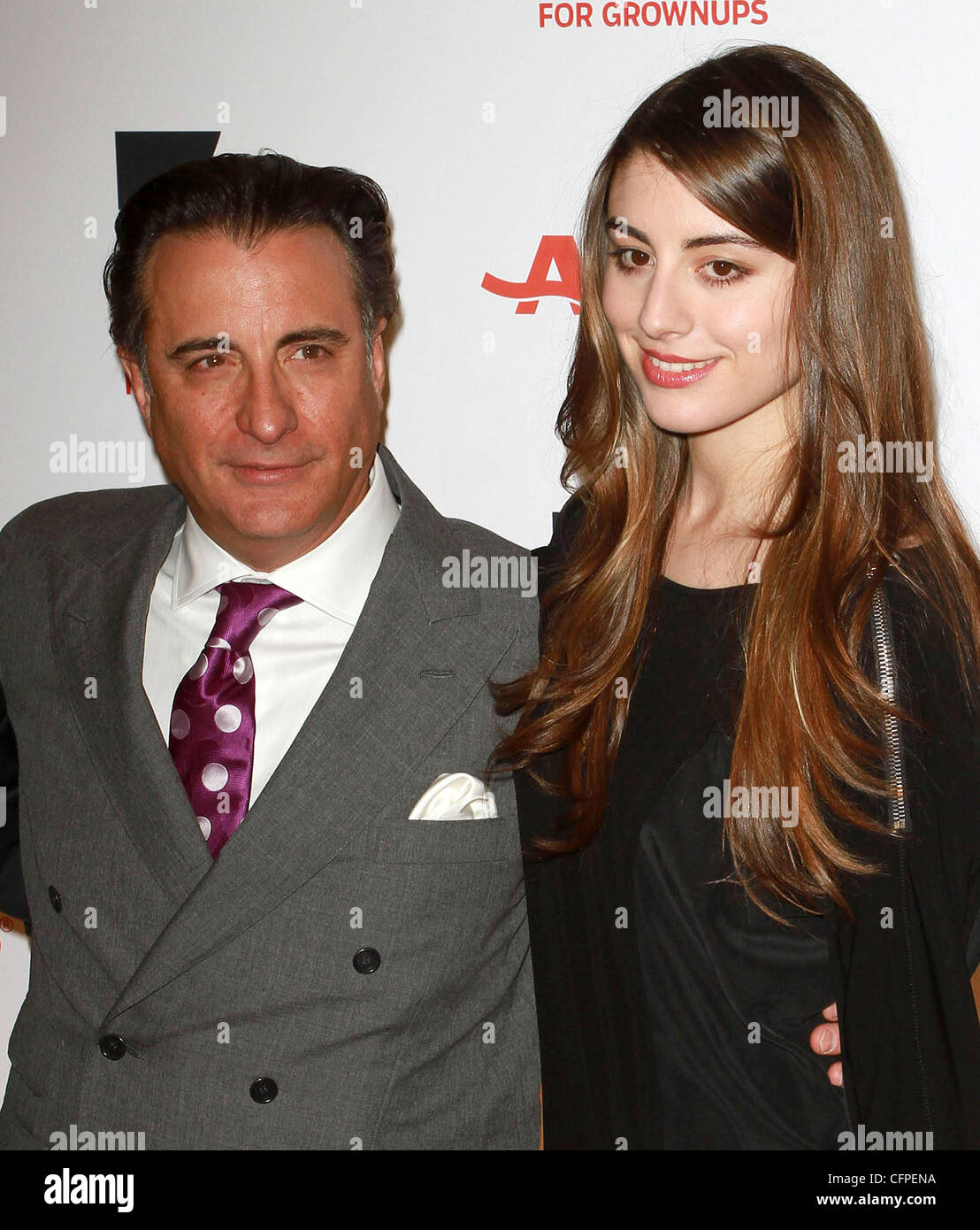 Andy Garcia his daughter, Dominik Garcia-Lorido AARP The Magazine's