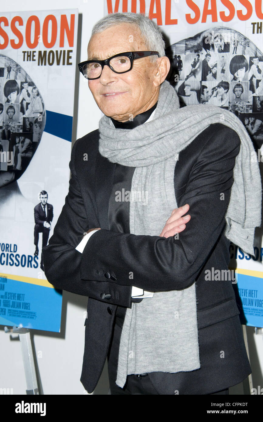 Vidal Sassoon the "Vidal Sassoon The Movie" New York premiere at the