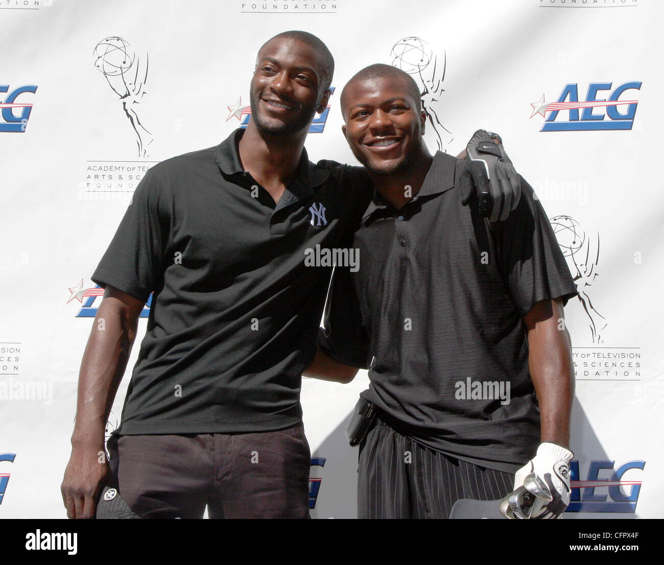 Aldis and Edwin Hodge attends the Academy of Television Arts & Sciences
