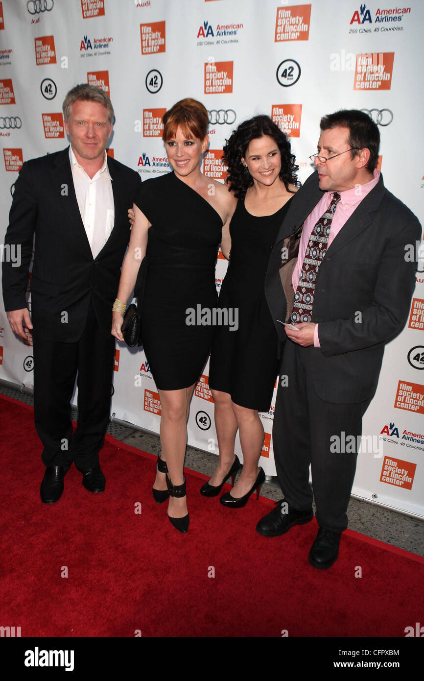 Anthony Michael Hall Molly Ringwald Ally Sheedy And Judd Nelson The Film Society Of Lincoln Center 25th Anniversary Of The Breakfast Club Held At The Paris Theater New York City Usa