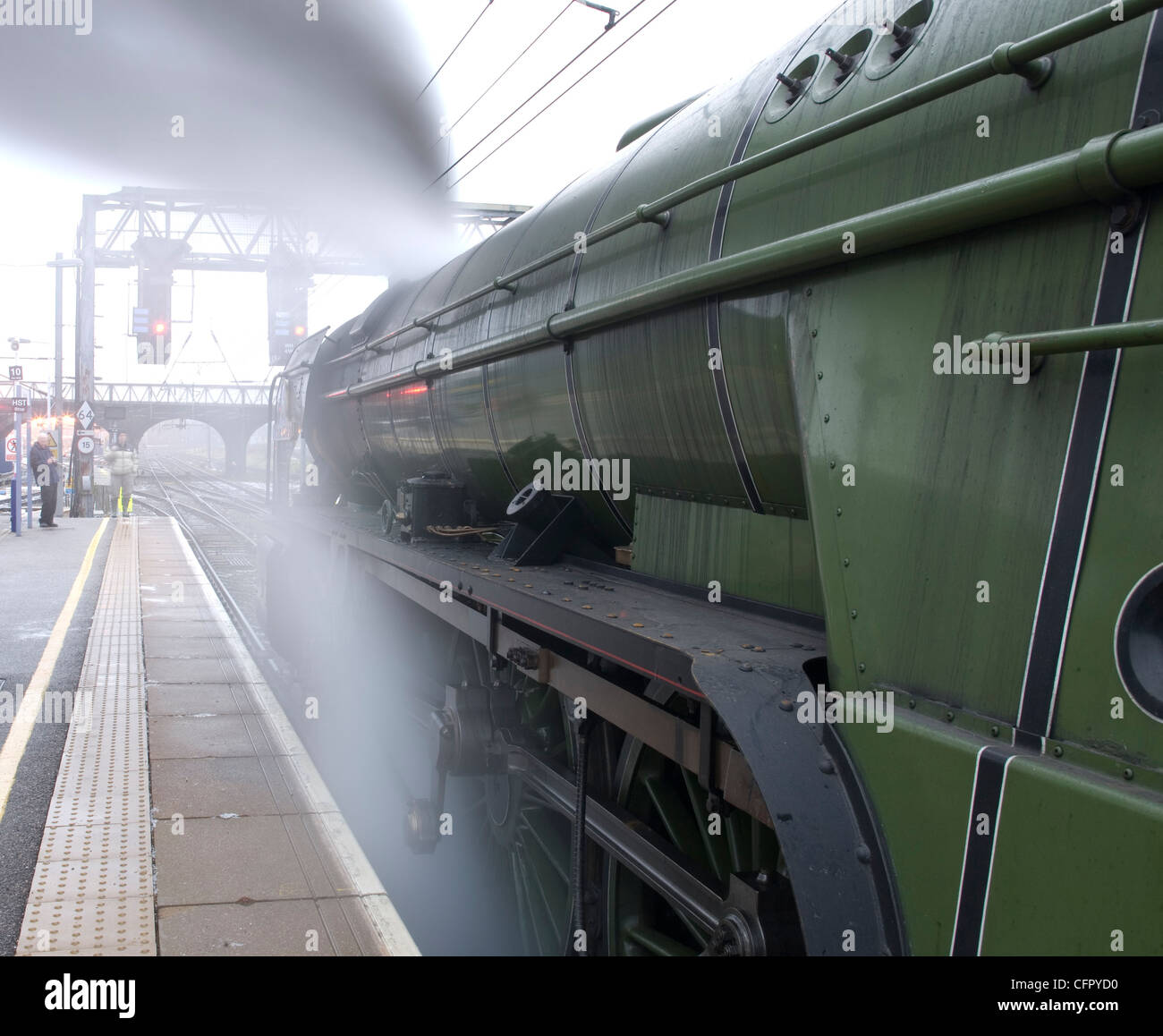 Tornado Steam Engine Stock Photo