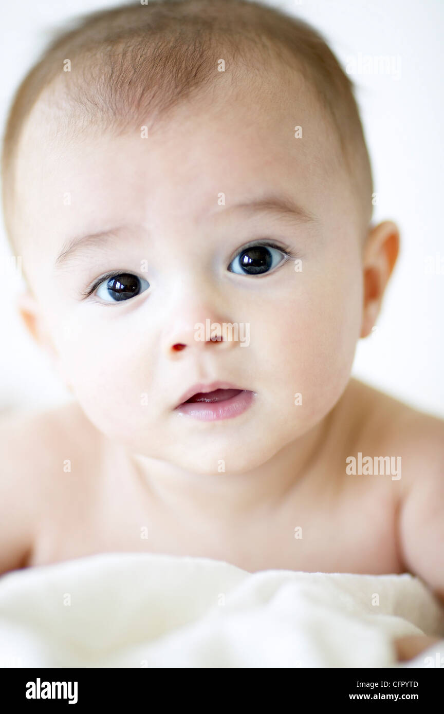Portrait of Baby Boy Stock Photo - Alamy