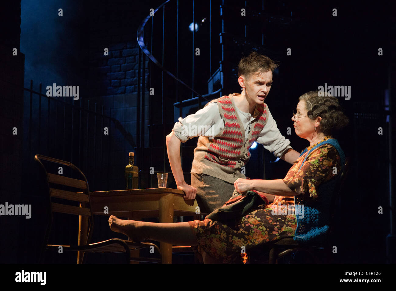 Sweeney Todd - The Demon Barber of Fleet Street, Adelphi Theatre, Strand, London with James McConville and Imelda Staunton Stock Photo