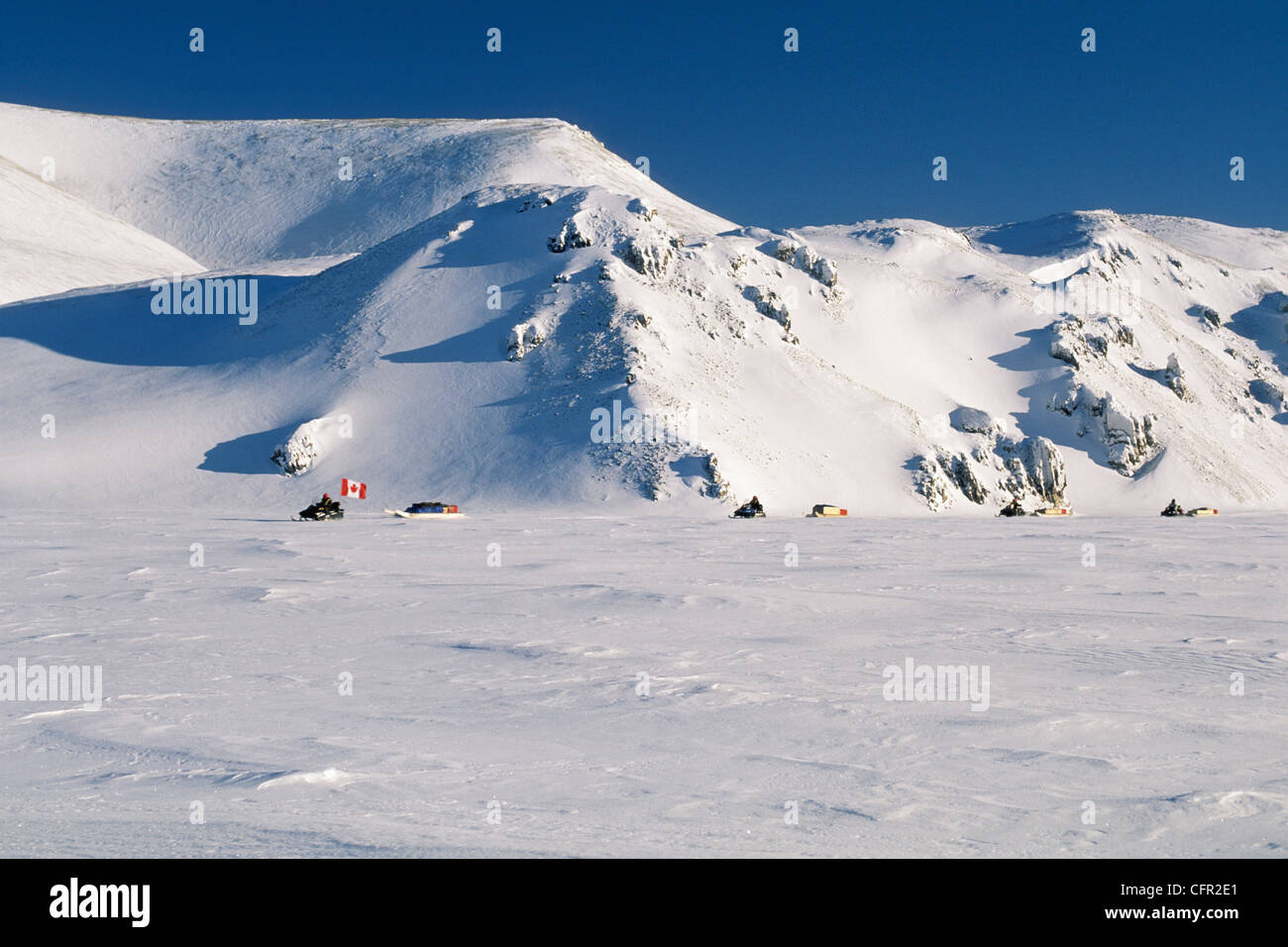 Canadian Inuit Rangers from Grise Fiord on a Sovereignty Patrol