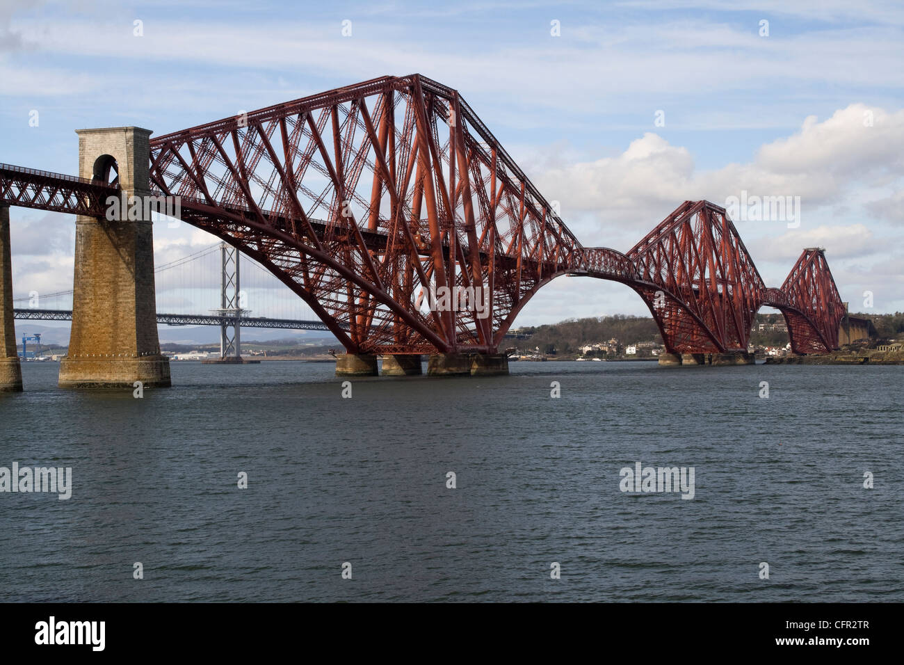 World famous Forth Rail Bridge Stock Photo