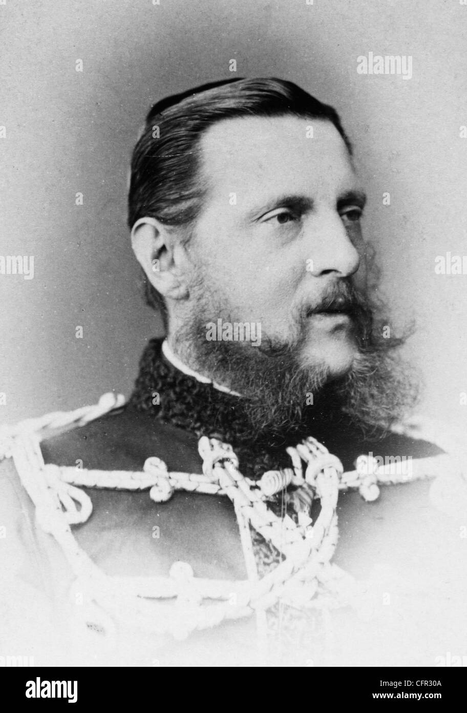 Grand Duke Konstantin Nicolaevich, head-and-shoulders portrait, circa 1880 Stock Photo