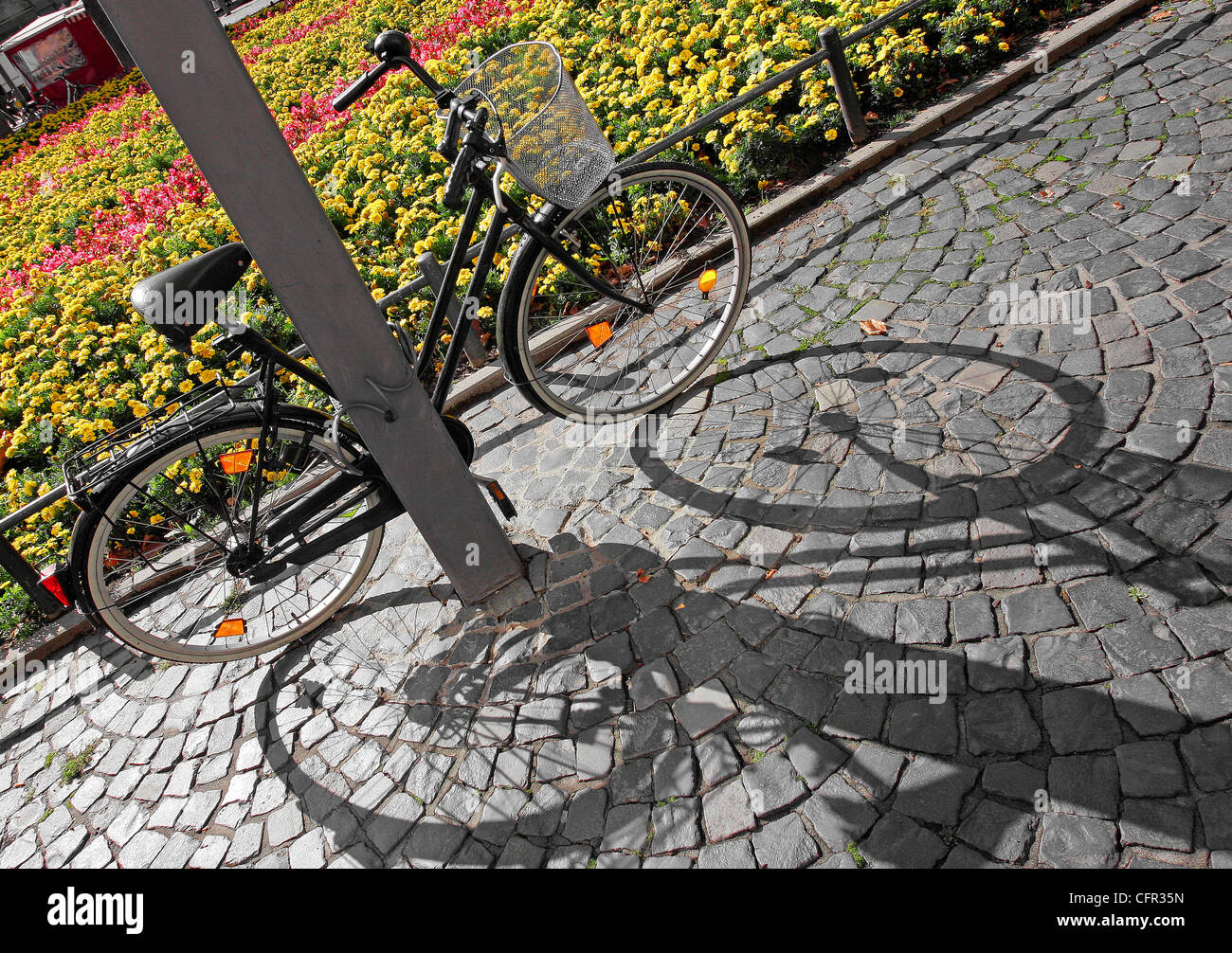 Bicicleta. Meinz. Alemania. Stock Photo
