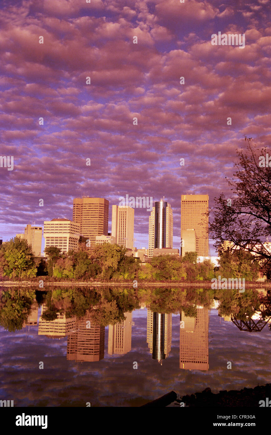 Skyline, Winnipeg, Manitoba Stock Photo