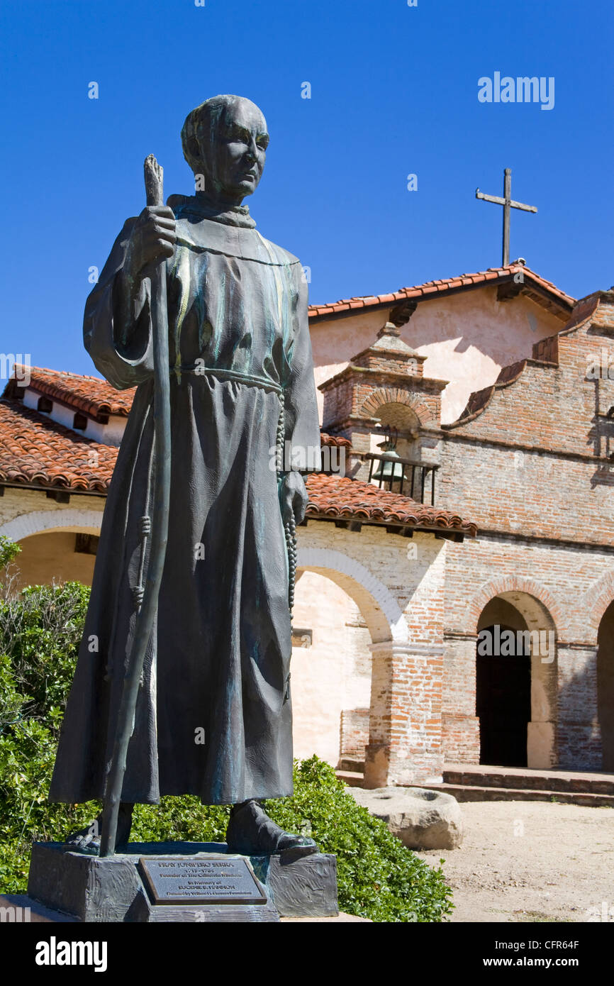 Statue of Father Junipero Serra, California, United States of America, North America Stock Photo