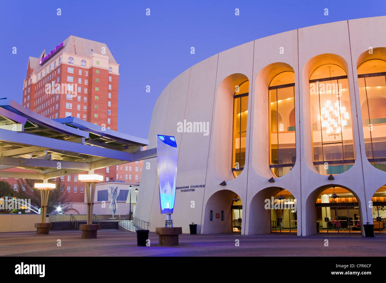Abraham Chavez Theatre, El Paso,Texas, United States of America, North America Stock Photo