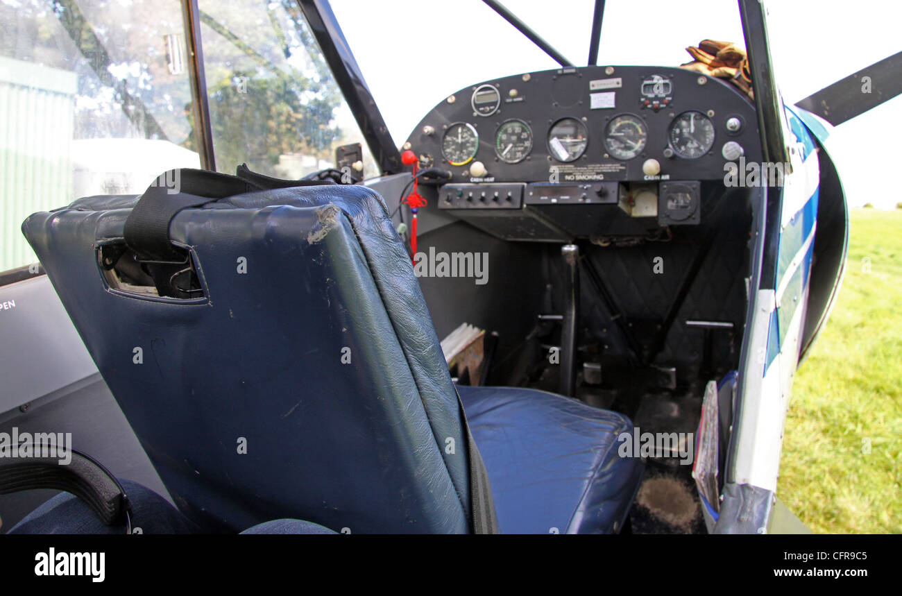 Piper Super Cub Cockpit