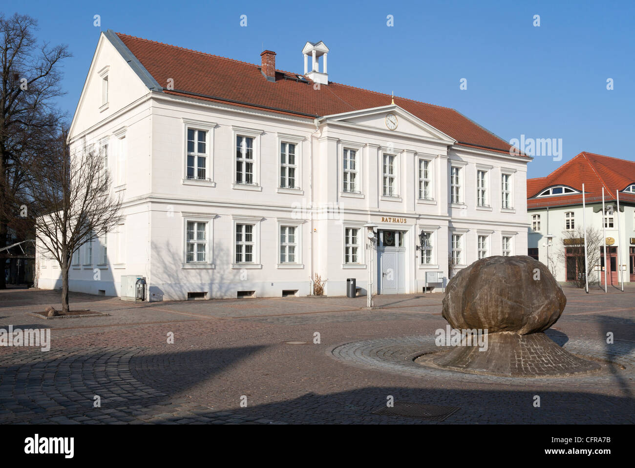 Rathaus, Pritzwalk, Brandenburg, Germany Stock Photo