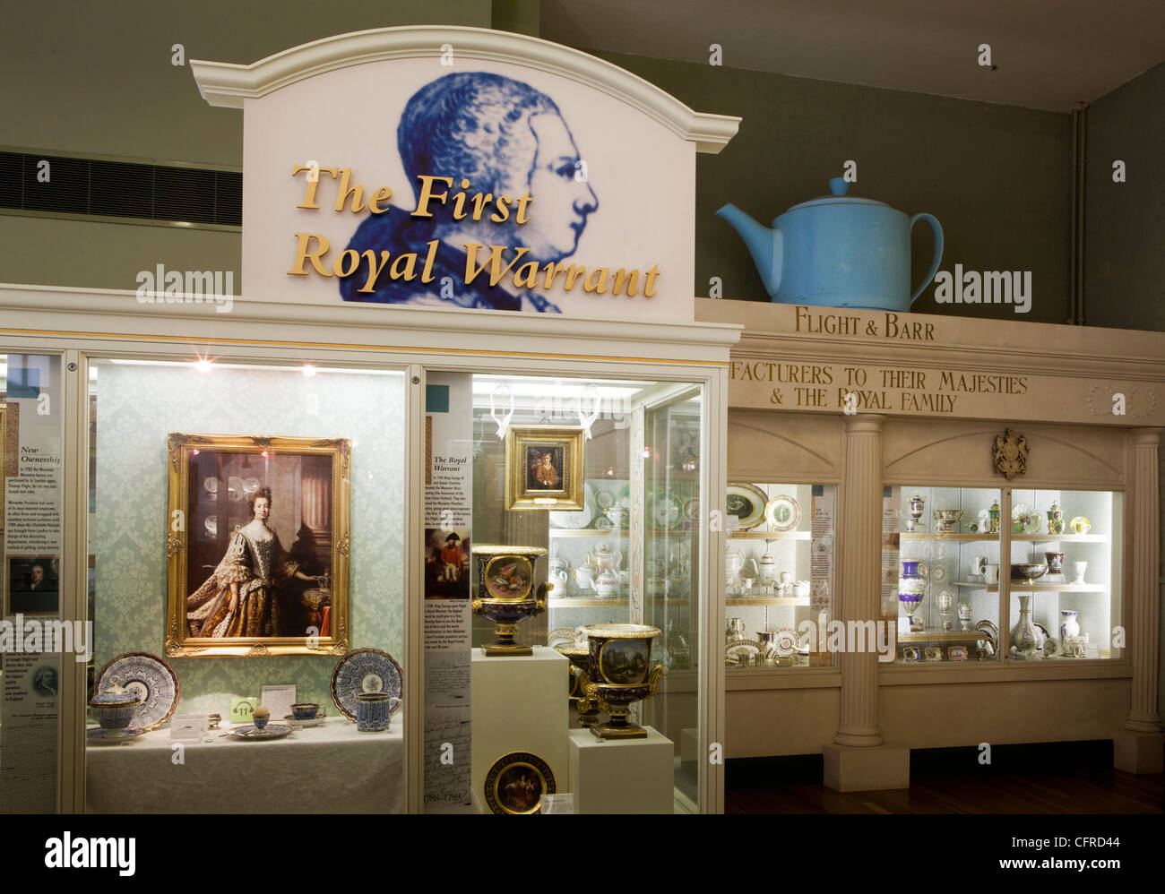 UK, England, Worcestershire, Royal Worcester Porcelain factory museum