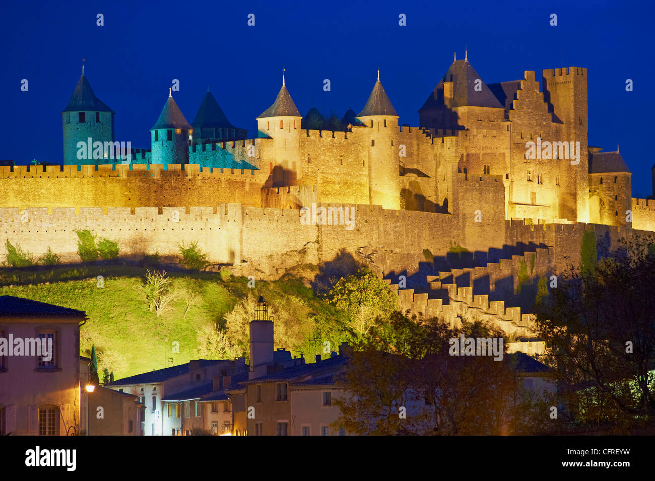 Medieval city of Carcassonne, UNESCO World Heritage Site, Aude