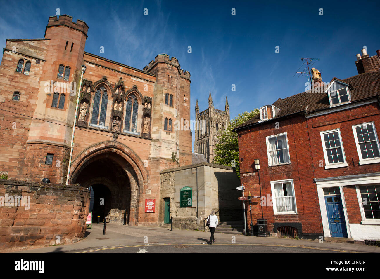 UK, England, Worcestershire, Worcester, Edgar Street, Edgar Tower