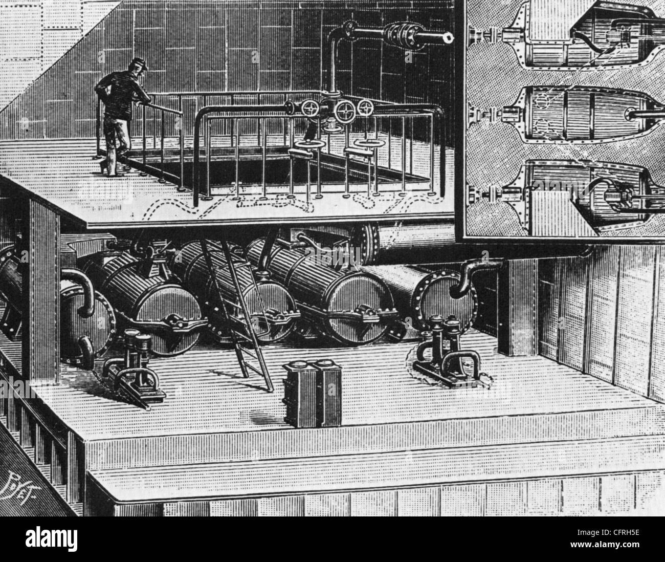 Parsons turbine Black and White Stock Photos & Images Alamy