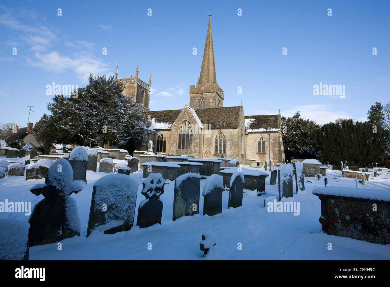 Winter snow church spire hires stock photography and images Alamy
