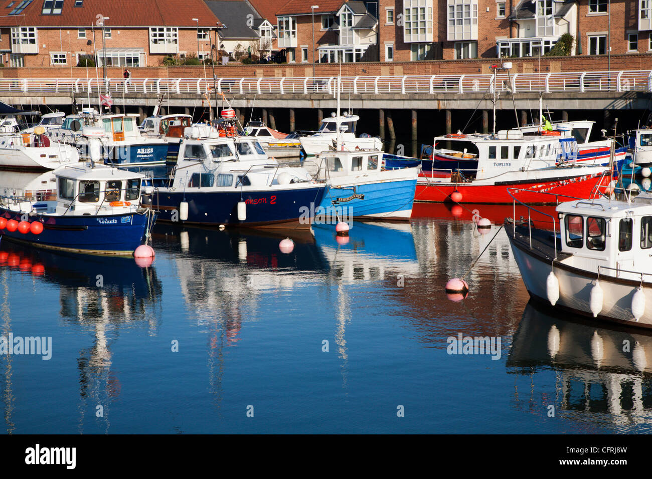 Sunderland Marina Sunderland England Stock Photo Alamy