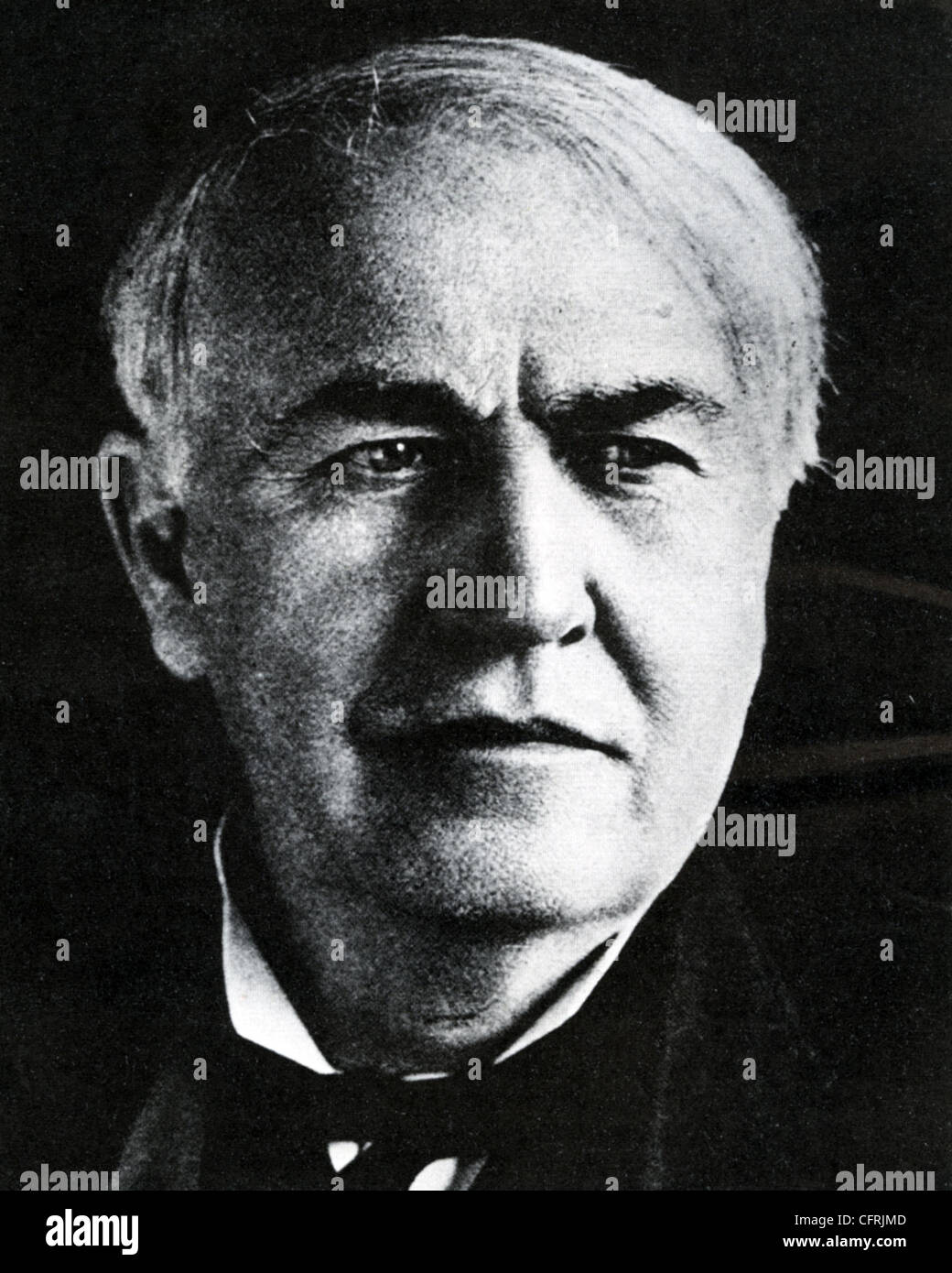 THOMAS EDISON (1847-1931) US inventor and businessman Stock Photo