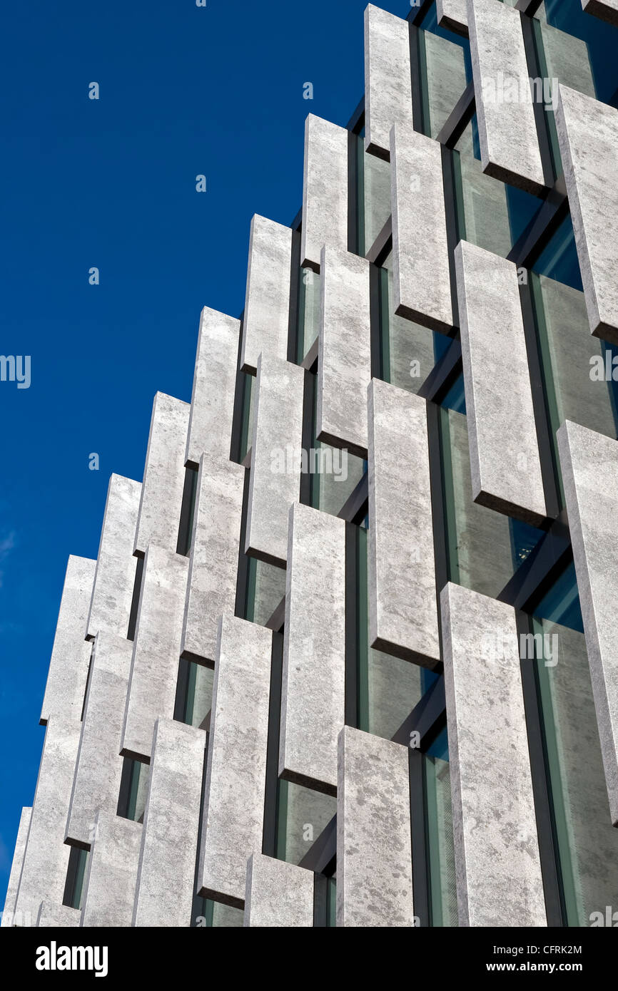 Modern abstract architecture of the office building. Stock Photo