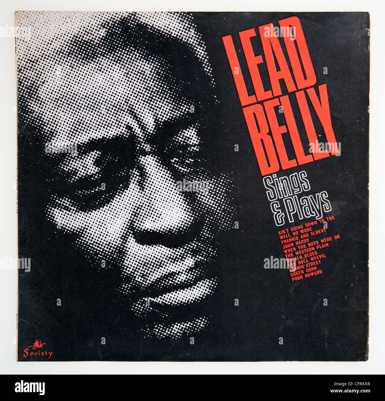 Lead Belly compilation album cover Stock Photo Alamy