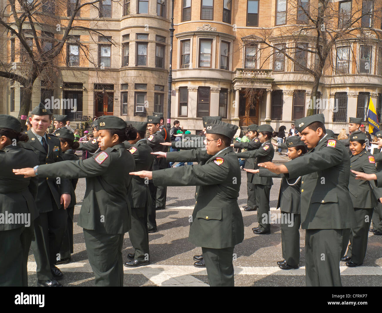 Saint Patrick's day parade in Park slope Brooklyn NYC Stock Photo Alamy