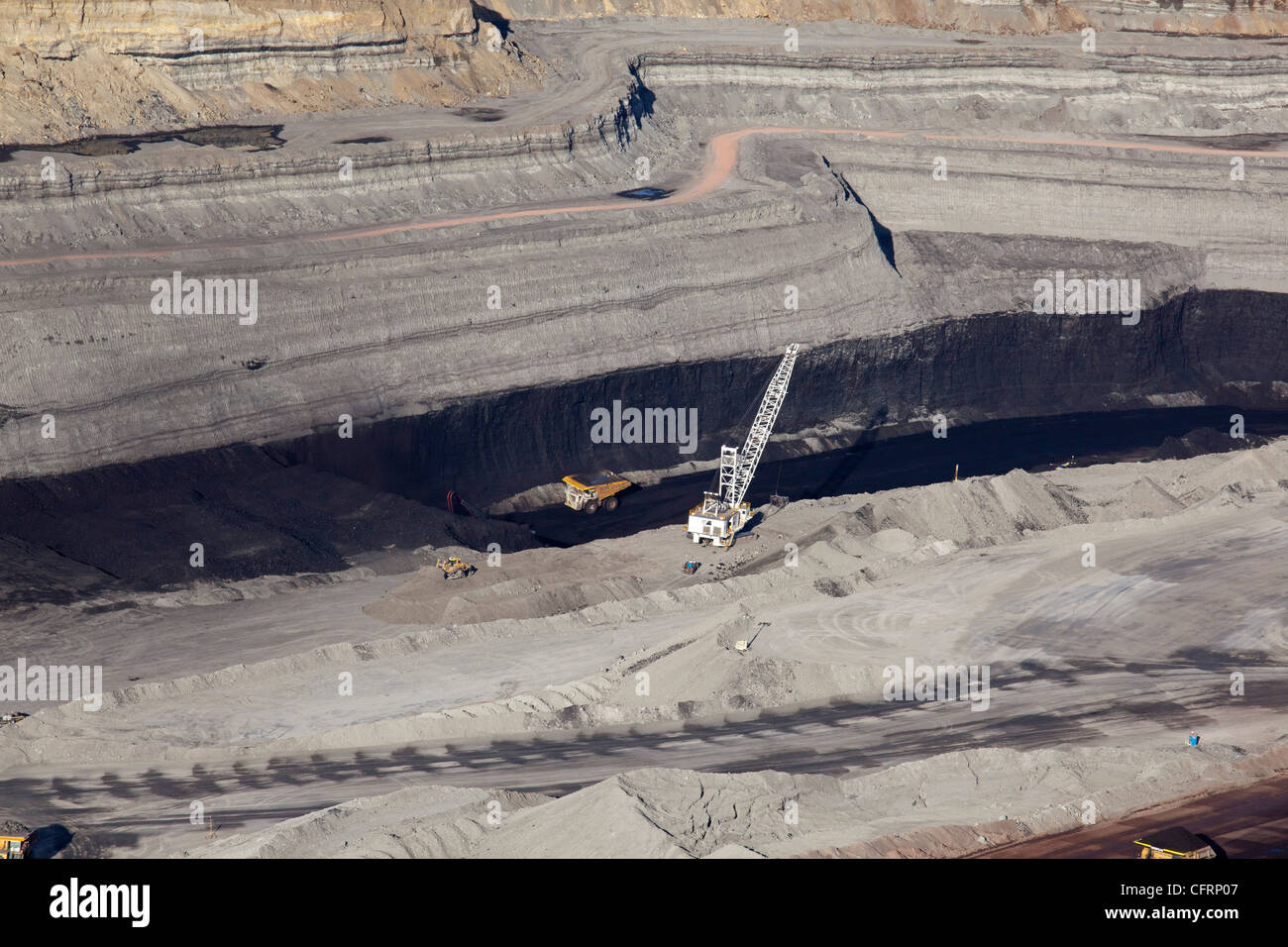 Coal Mine in Wyoming's Powder River Basin Stock Photo - Alamy