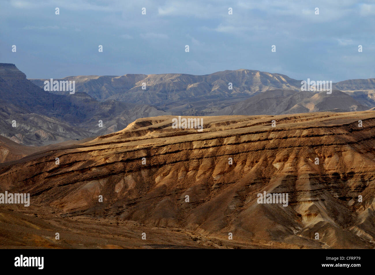 Southern Negev desert and Aravah Valley (wadi arabah) in the area of ...