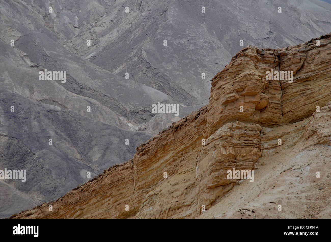 Southern Negev desert and Aravah Valley (wadi arabah) in the area of ...