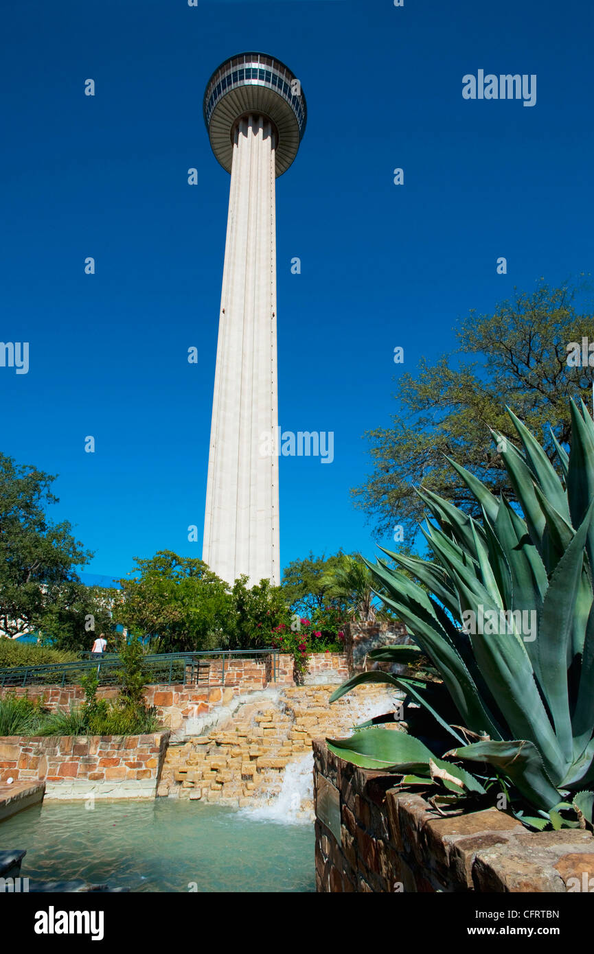 USA, Texas, San Antonio, HemisFair Park,Tower of the Americas