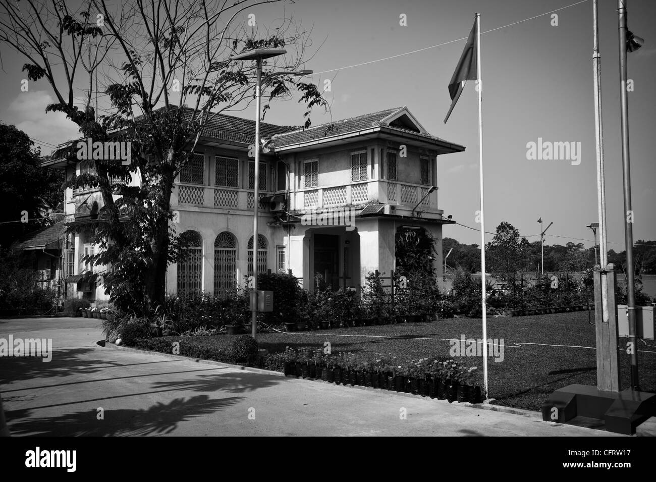 Aung San Suu Kyi's home at 54 University Avenue, Rangoon ...