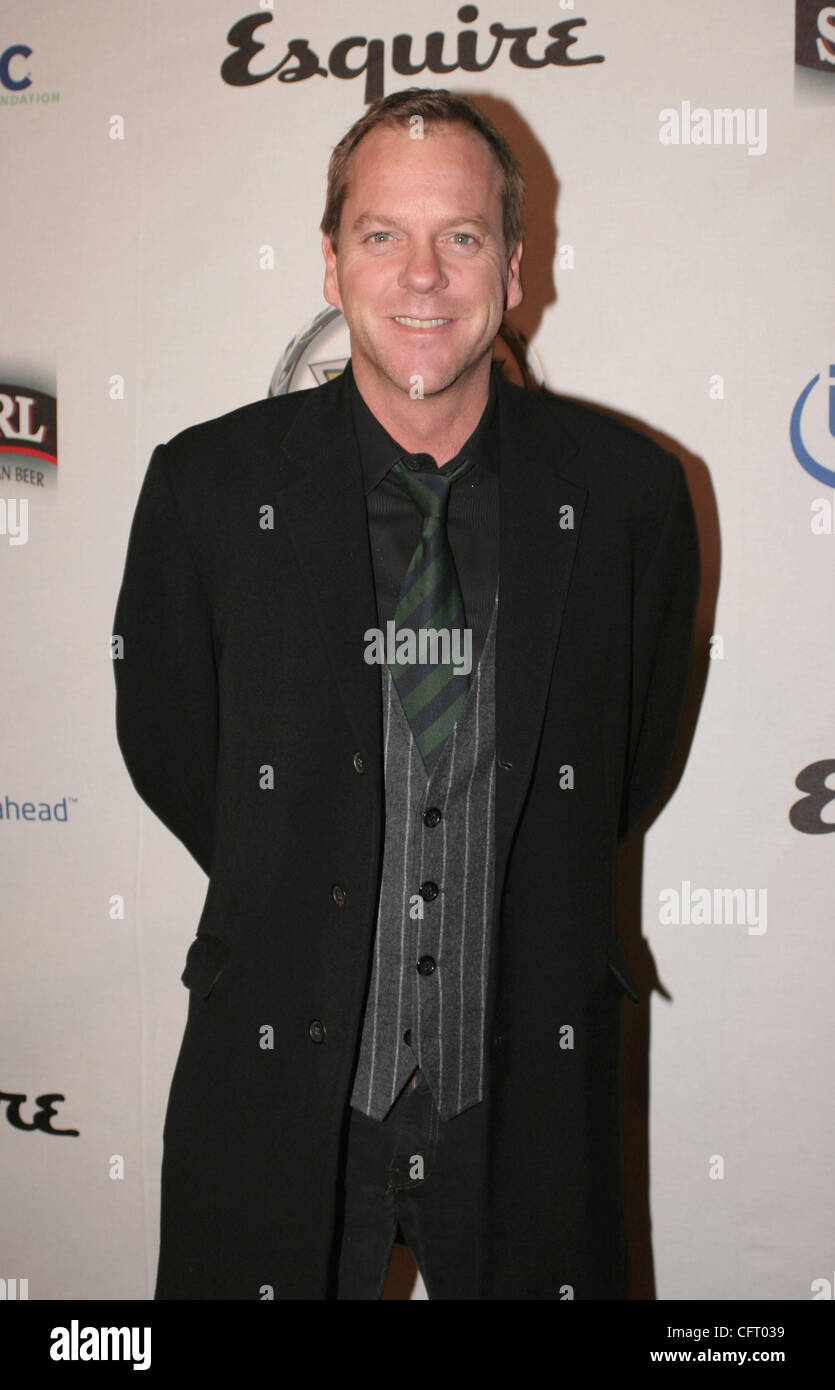 Dec 01, 2006; Beverly Hills, CA, USA; Actor KIEFER SUTHERLAND at the VH1 Save The Music Foundation Benefit hosted by Esquire Magazine held at Esquire House 360 in Beverly Hills. Mandatory Credit: Photo by Camilla Zenz/ZUMA Press. (©) Copyright 2006 by Camilla Zenz Stock Photo