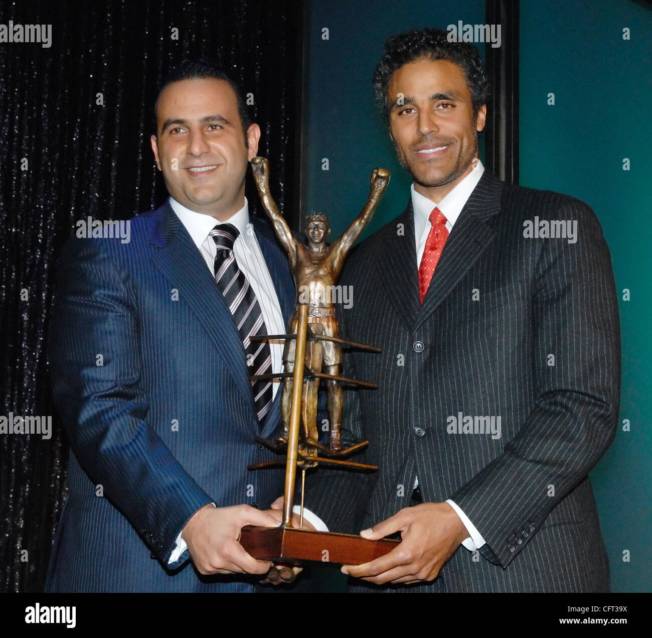 Sam Nazarian and Rick Fox attend The 6th Annual Evening of Champions to benefit The Oscar De La Hoya Foundation. 12/6/06, Beverly Hills, CA, Rob DeLorenzo Stock Photo