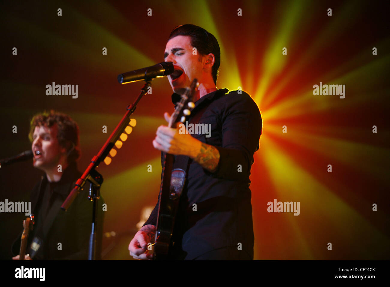 Dashboard Confessional performing at Madison Square Garden on December