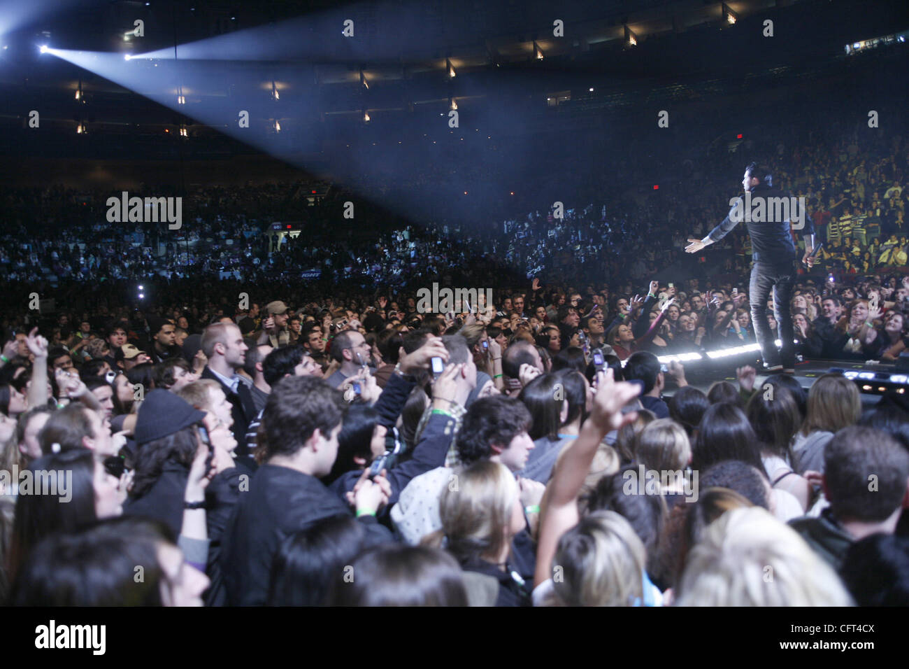 Dashboard Confessional performing at Madison Square Garden on December