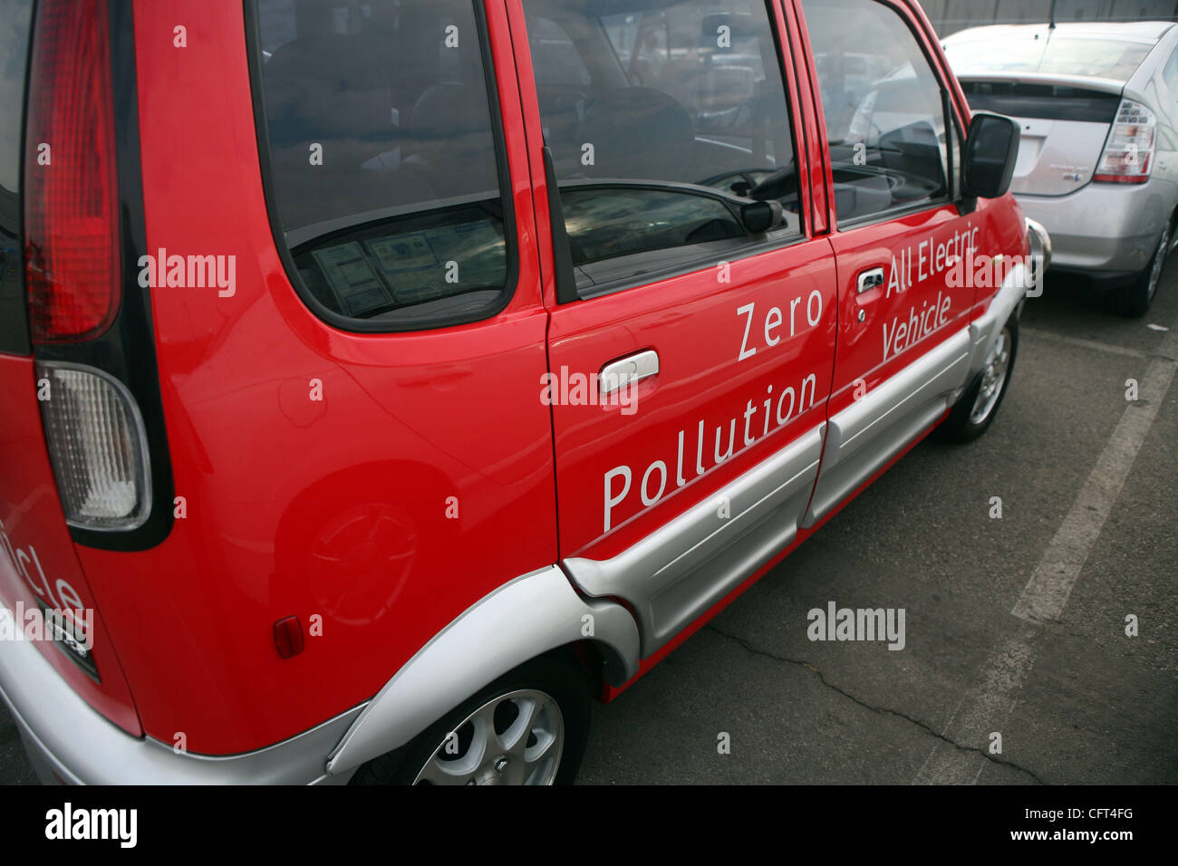 Dec 09, 2006; Santa Monica, CA, USA; An all electric car on display at the Alternative Car and Transportation Expo. Mandatory Credit: Photo by Marianna Day Massey/ZUMA Press. (©) Copyright 2006 by Marianna Day Massey Stock Photo