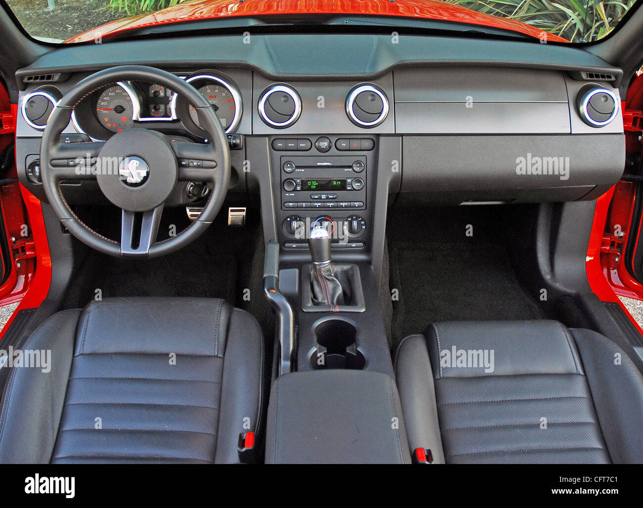 2007 Ford Shelby GT500 Mustang dashboard Stock Photo