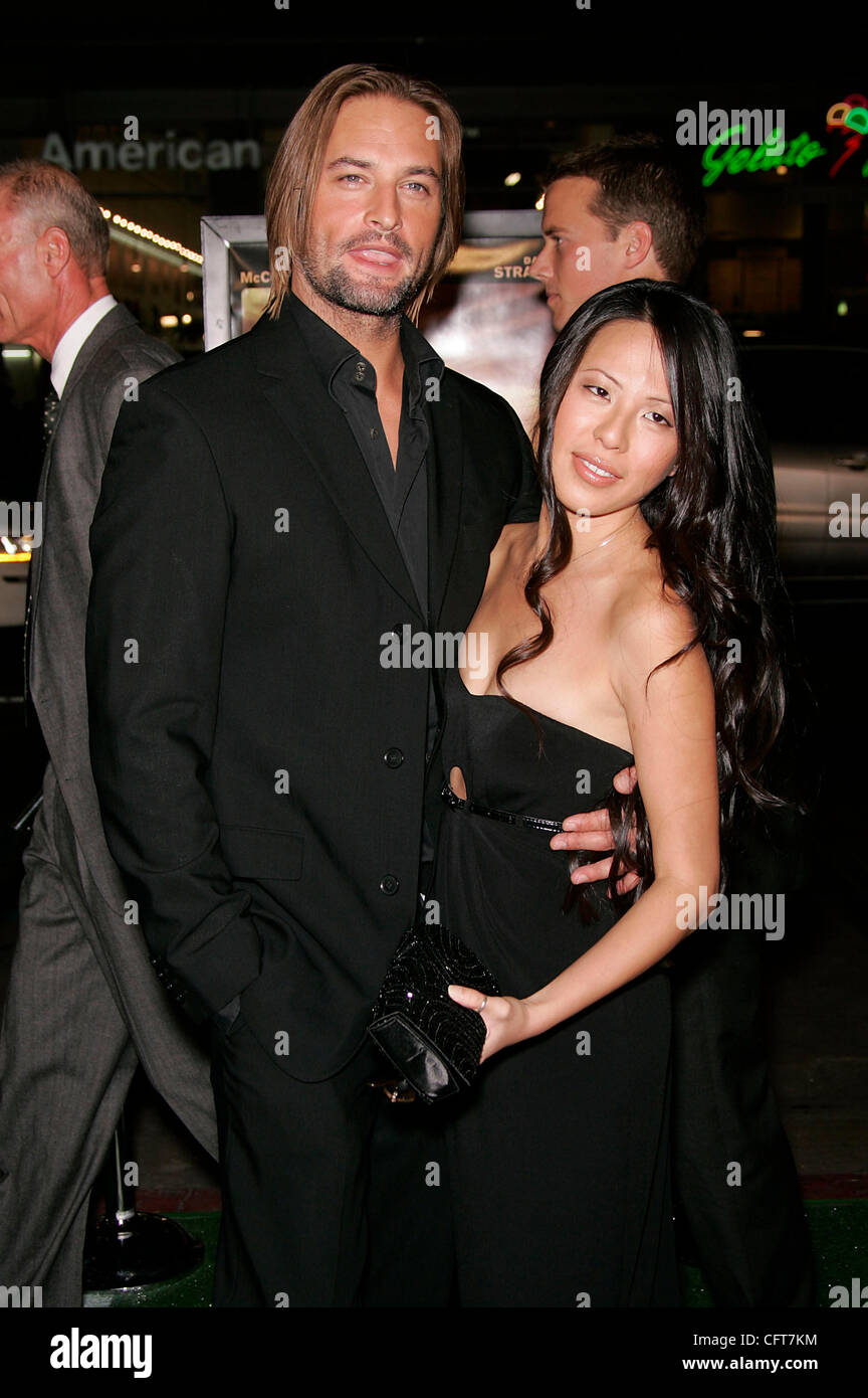 Dec 14, 2006; Hollywood, California, USA; Actor JOSH HOLLOWAY & WIFE arrives at the 'We Are Marshall' Los Angeles Premiere held at the Mann Chinese Theatre. Mandatory Credit: Photo by Lisa O'Connor/ZUMA Press. (©) Copyright 2006 by Lisa O'Connor Stock Photo