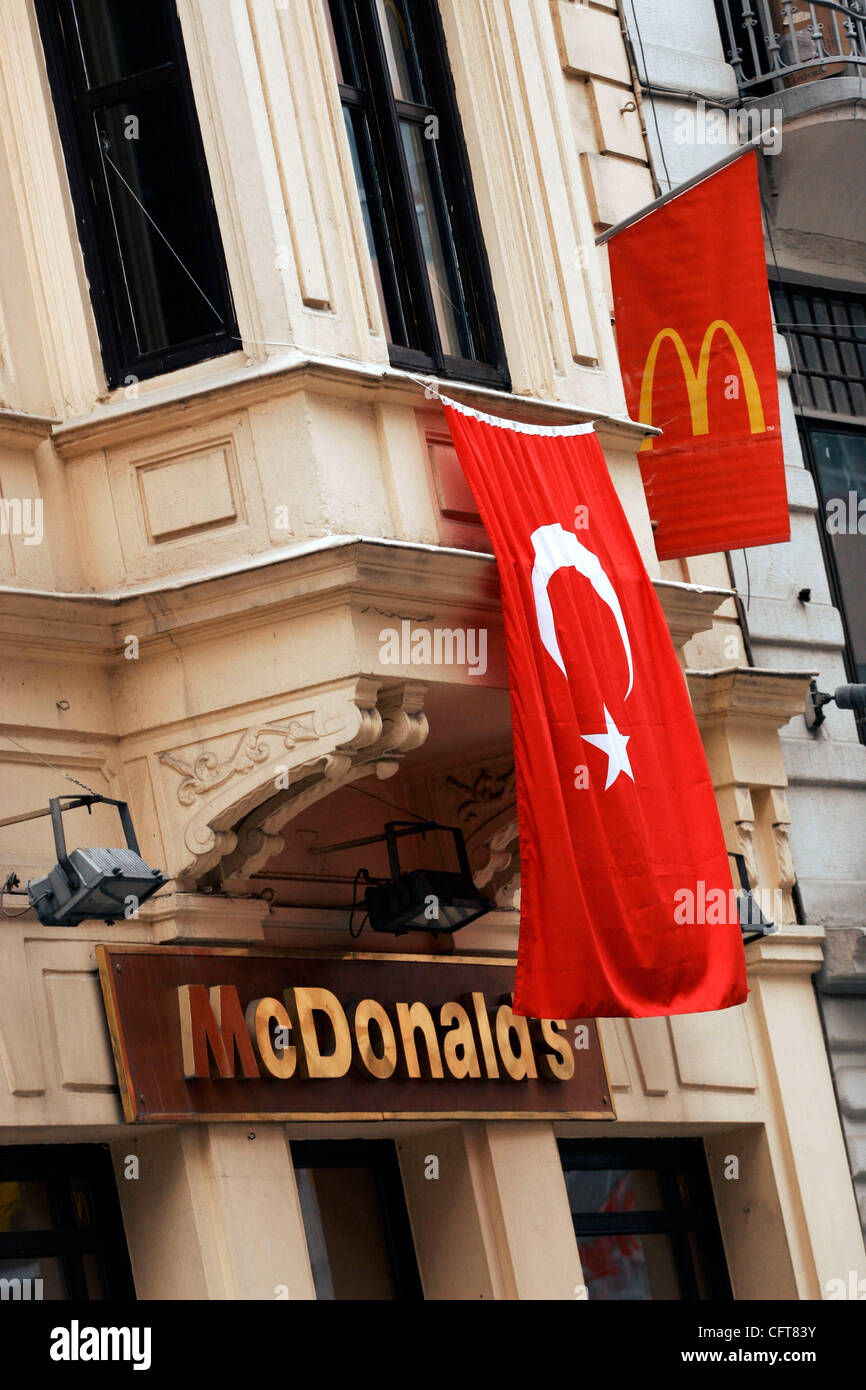 FILE PHOTO TAKEN APRIL 23, 2006 A McDonald's restaurant with Turkish