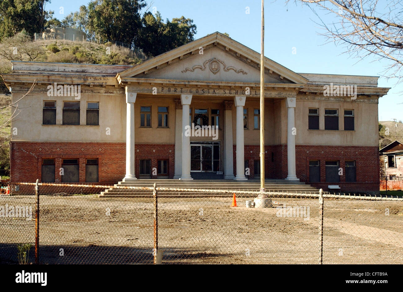 The old Port Costa School building is used for community events and in